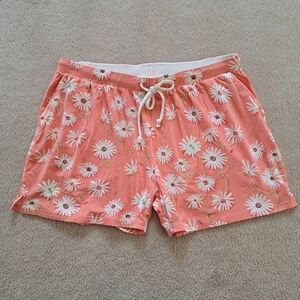 ❤️ Munki Munki PJ Shorts Women's XXL Pajama Bottoms Floral Print NWOT